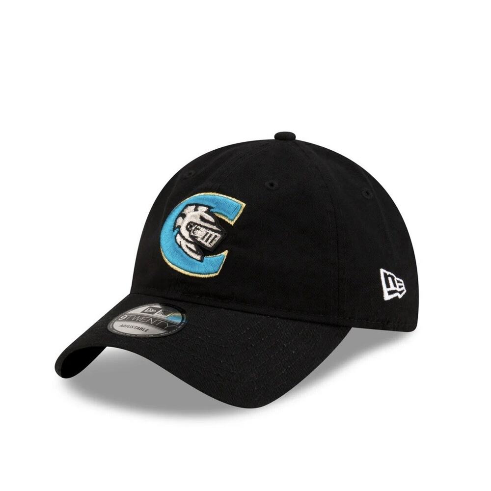 New Era 9TWENTY MiLB CHARLOTTE KNIGHTS Adjustable Strap Back Black Baseball Hat